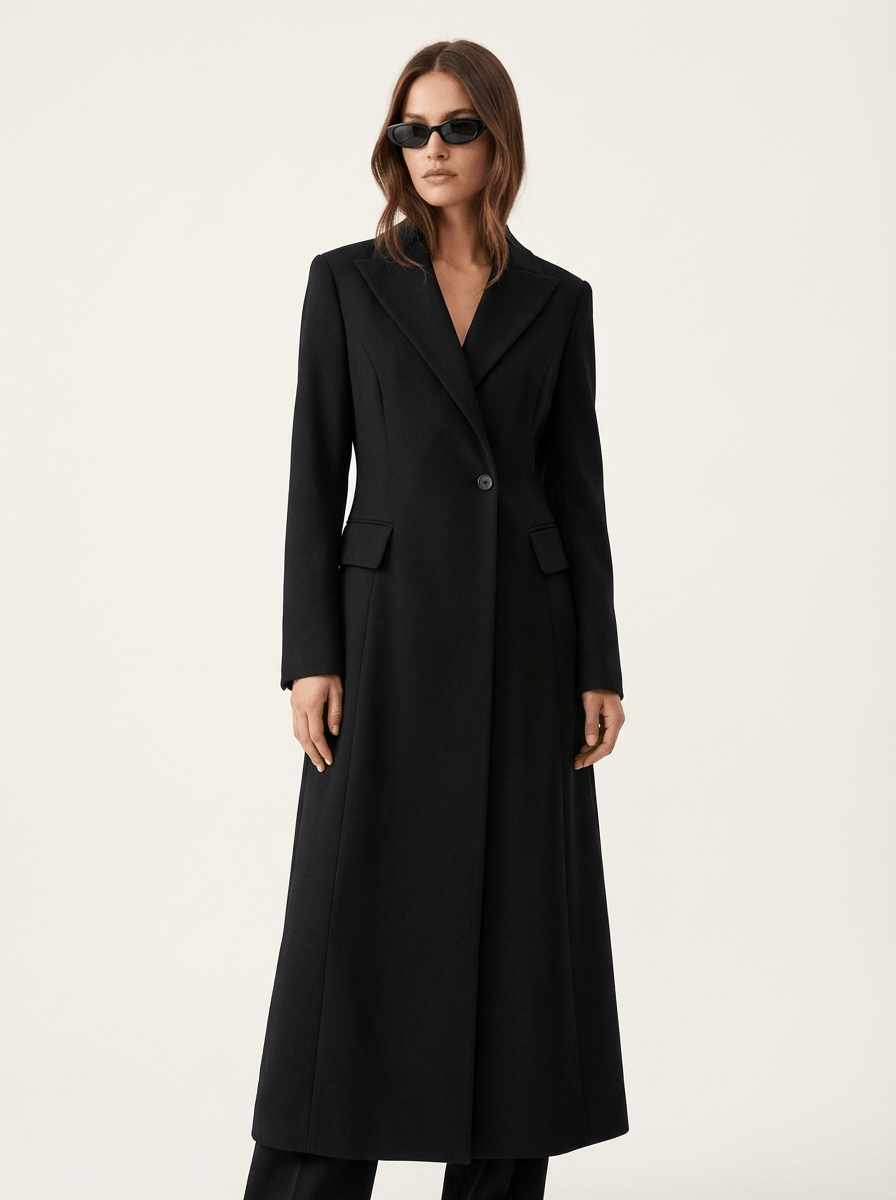 Asymmetric Long Coat - TUA. Milano
