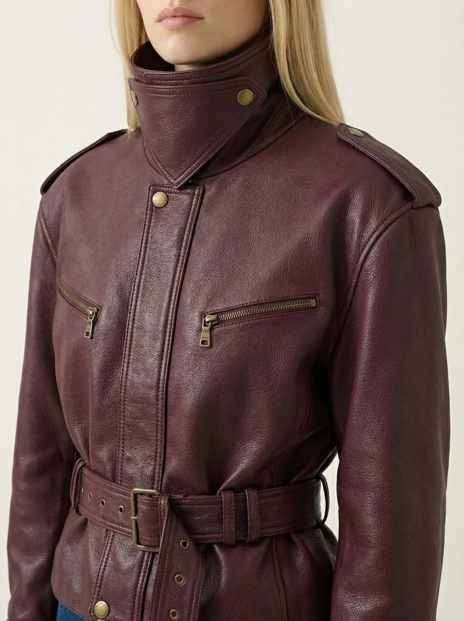 Burgundy Jacket - TUA. Milano #