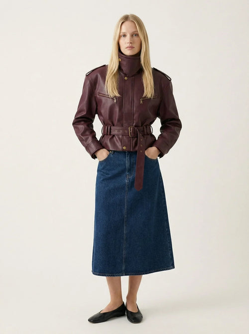Burgundy Jacket - TUA. Milano