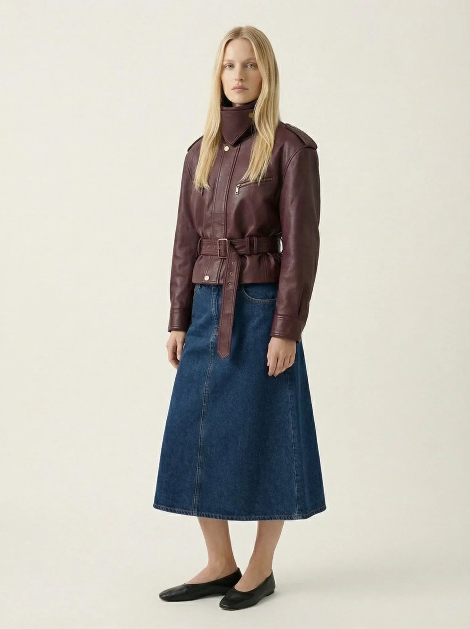 Burgundy Jacket - TUA. Milano