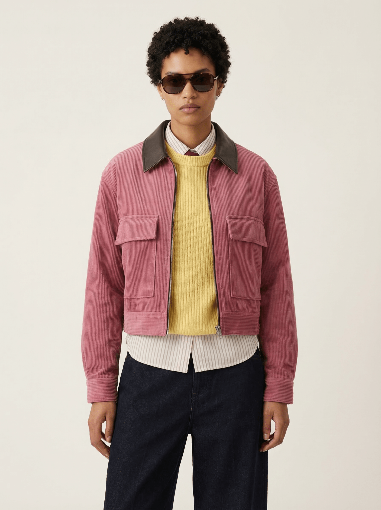 Dusty Rose Cord Jacket - TUA. Milano
