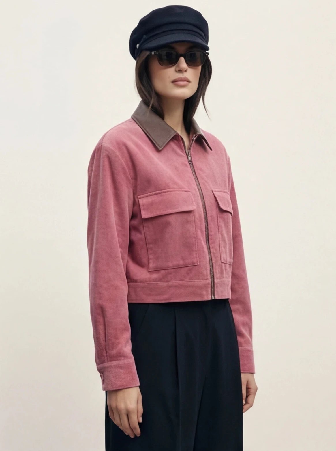Dusty Rose Cord Jacket - TUA. Milano