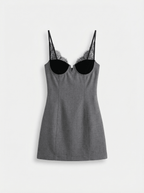 Noir Lace Mini Dress - TUA. Milano #