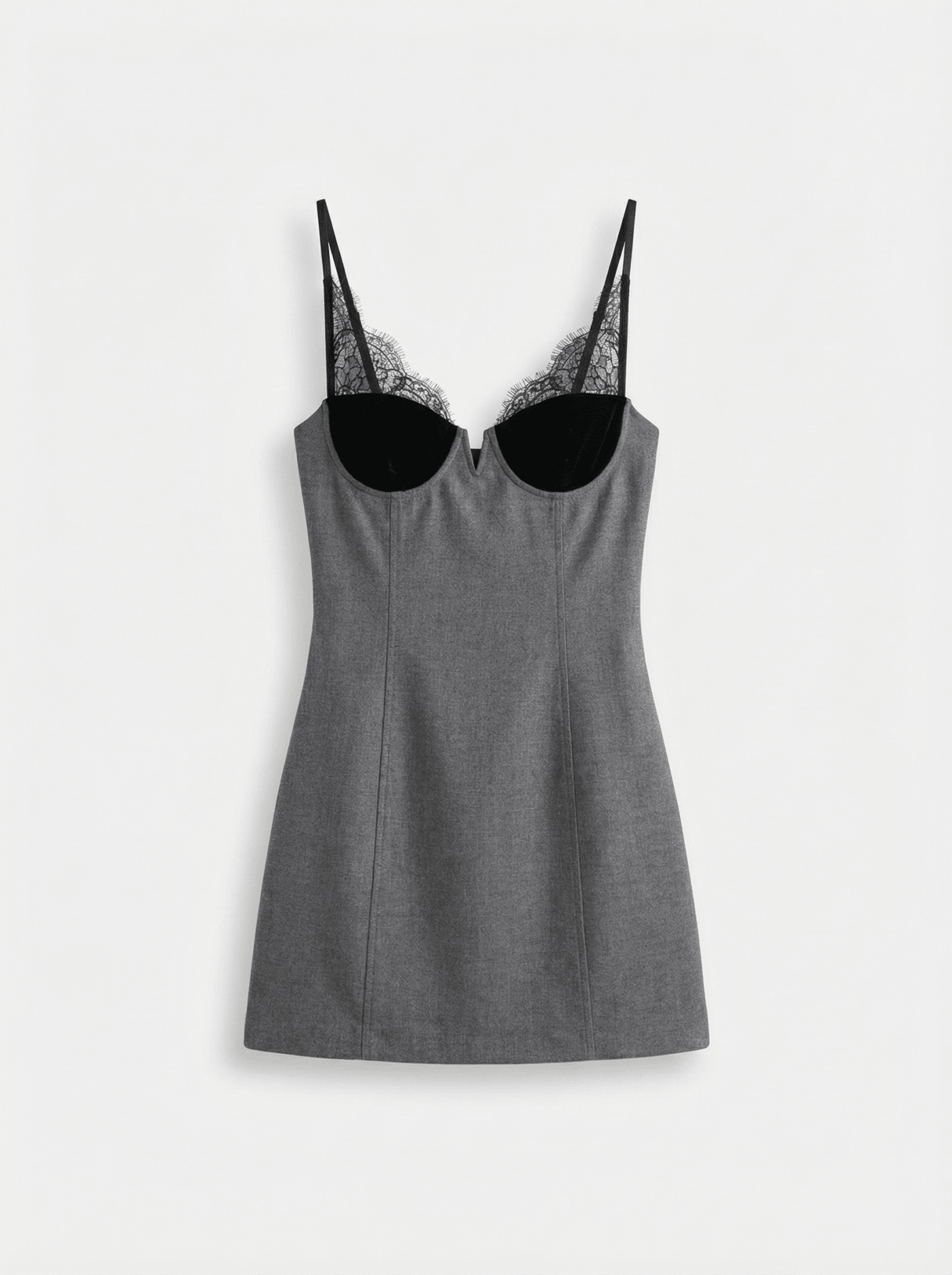 Noir Lace Mini Dress - TUA. Milano #