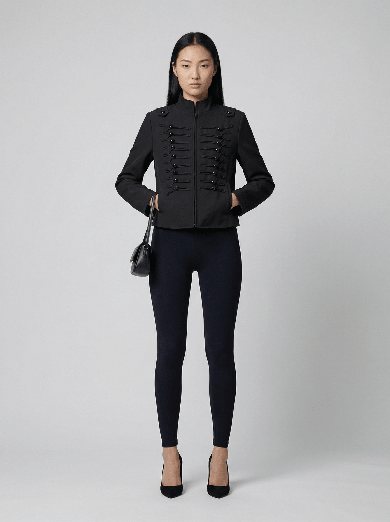 Noir Regiment Jacket - TUA. Milano