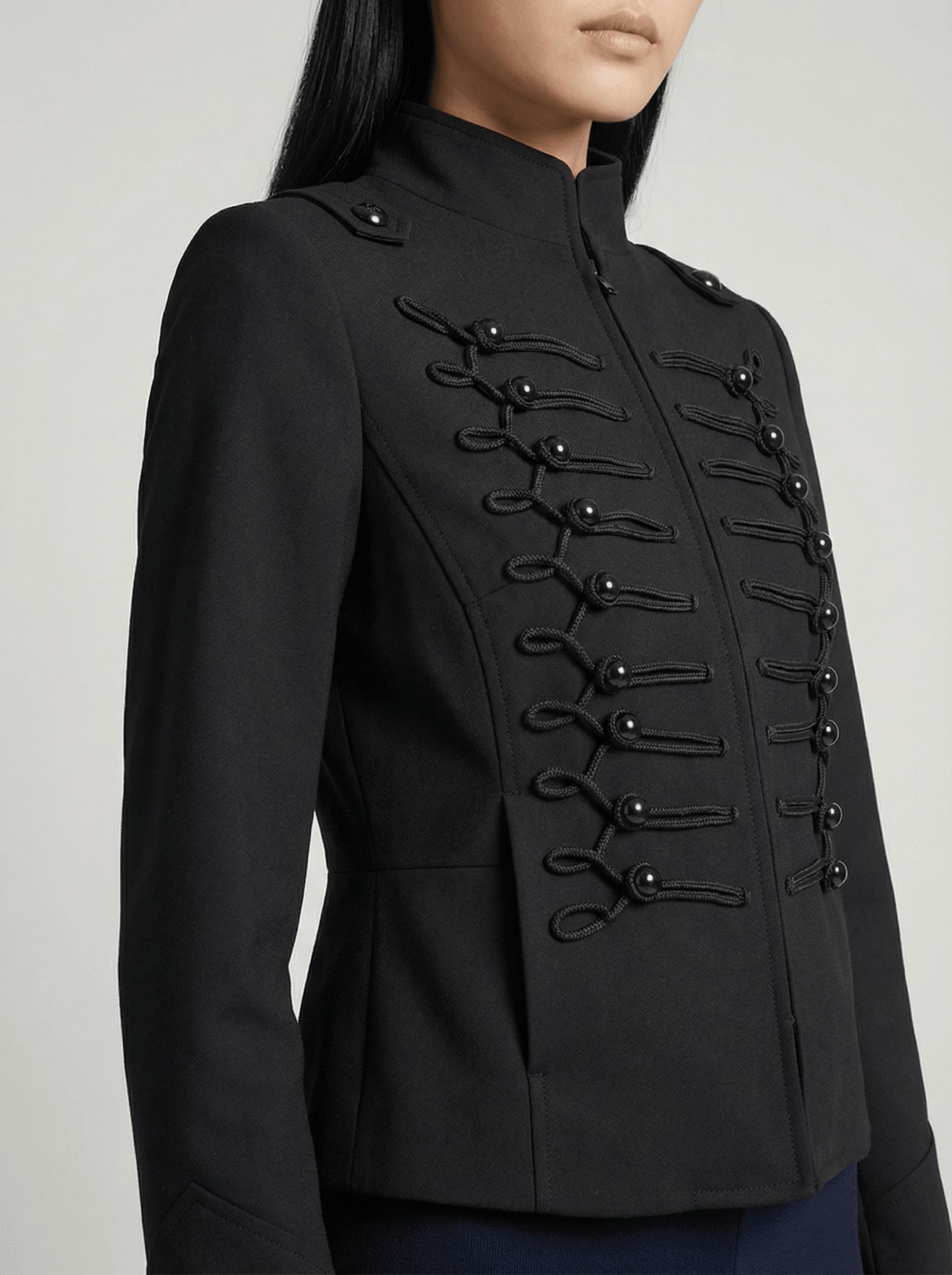 Noir Regiment Jacket - TUA. Milano #