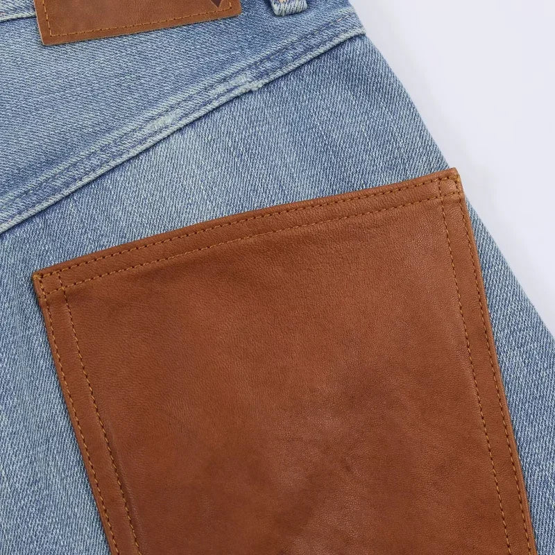 Saddle Patch Jeans - TUA. Milano #