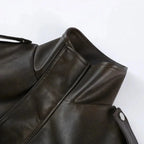 Studio Leather Jacket - TUA. Milano